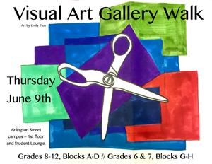 Visual Arts Gallery Walk June 2016 