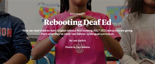 Rebooting Deaf Ed 