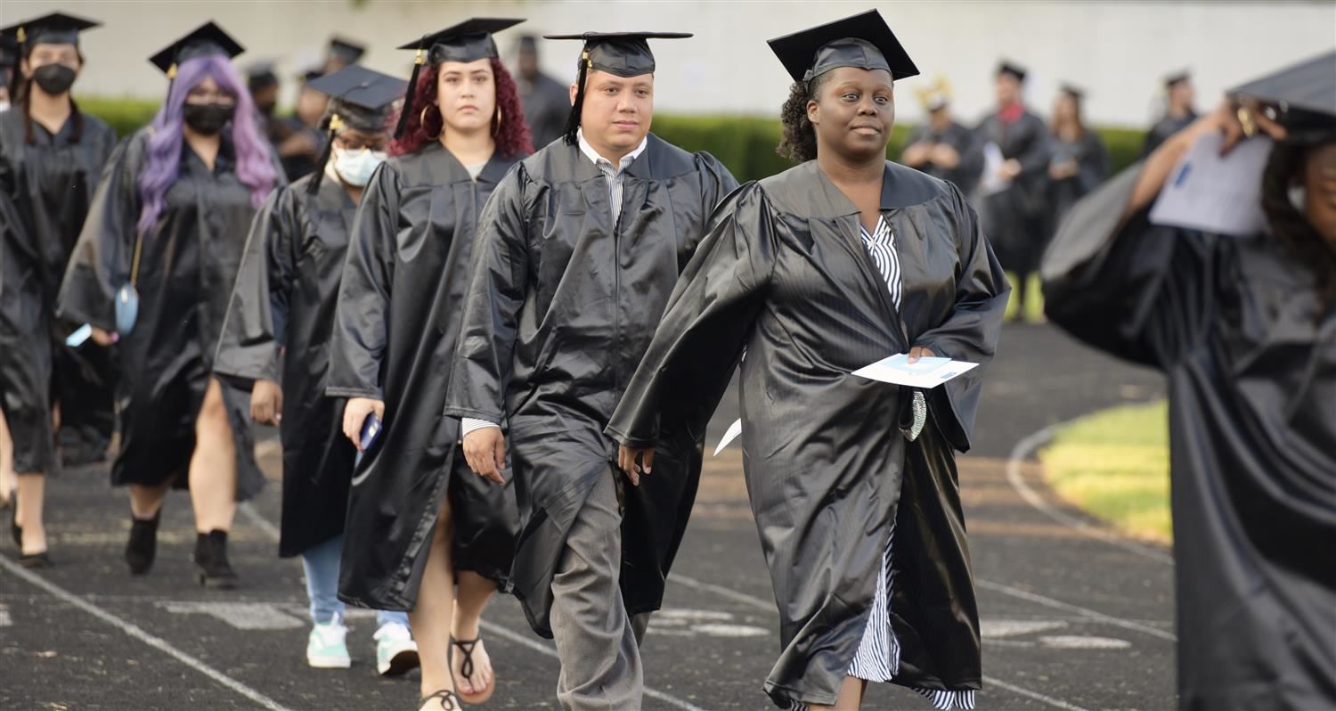 Students graduating