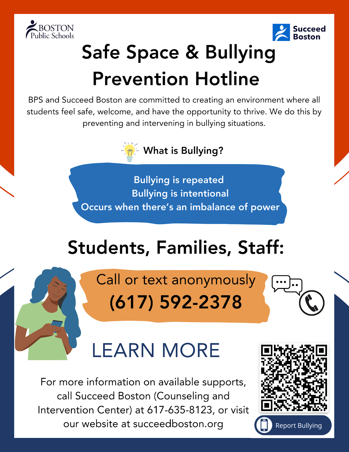 Bullying Reporting Flyer