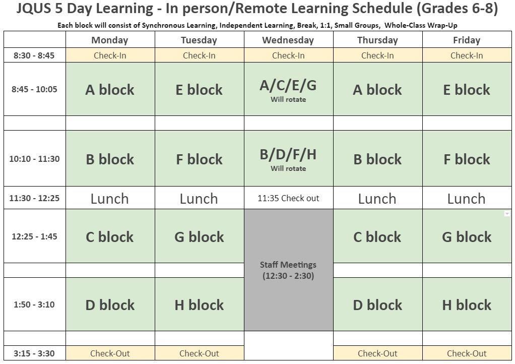 MS Schedule 