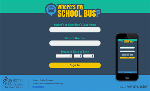 Where's My School Bus 